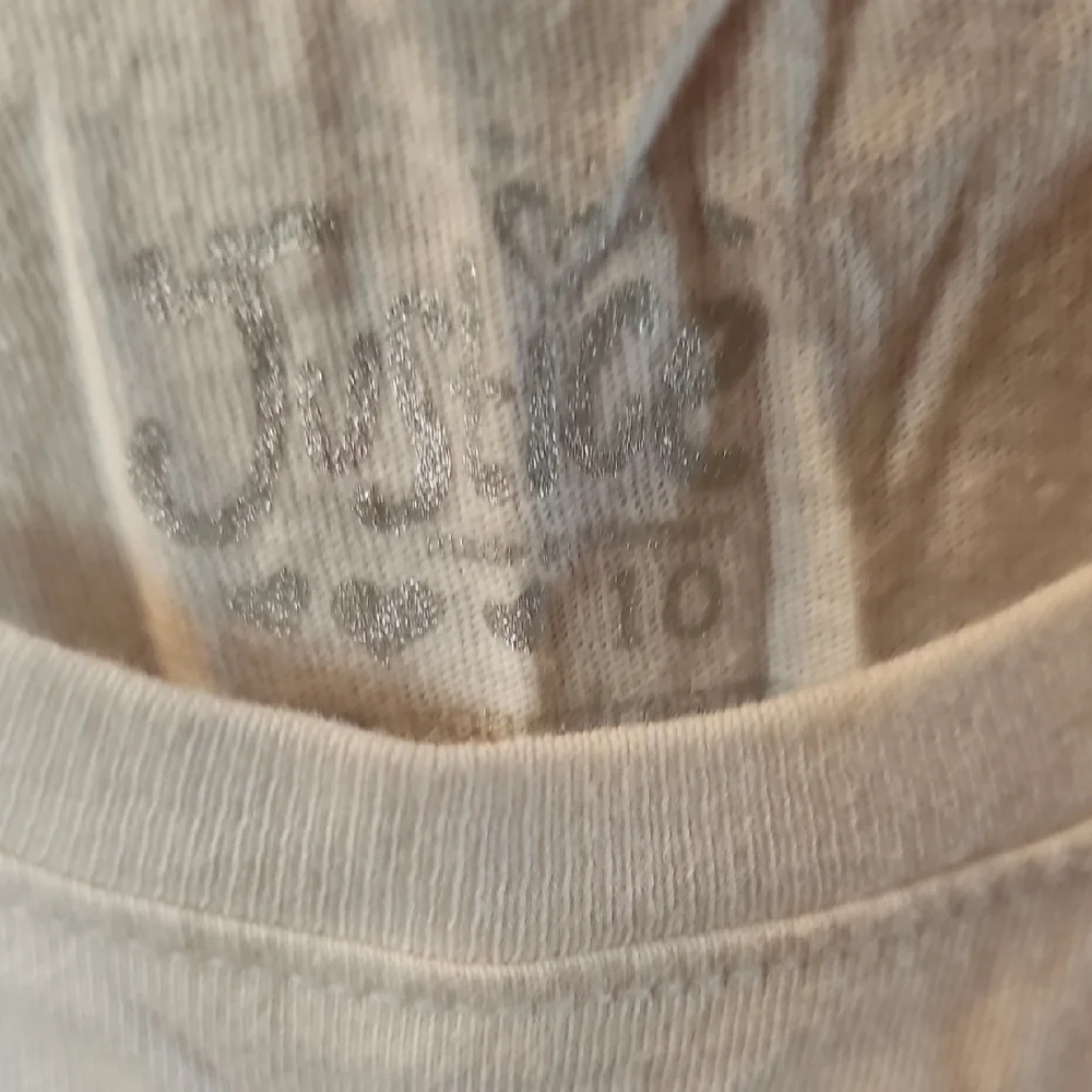 Justice Girls White Birthday T-Shirt Size 10